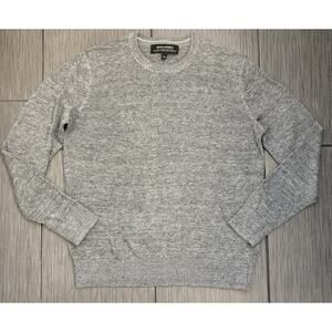 Banana Republic Men’s Gray Italian Linen Knit Sweater Size Large